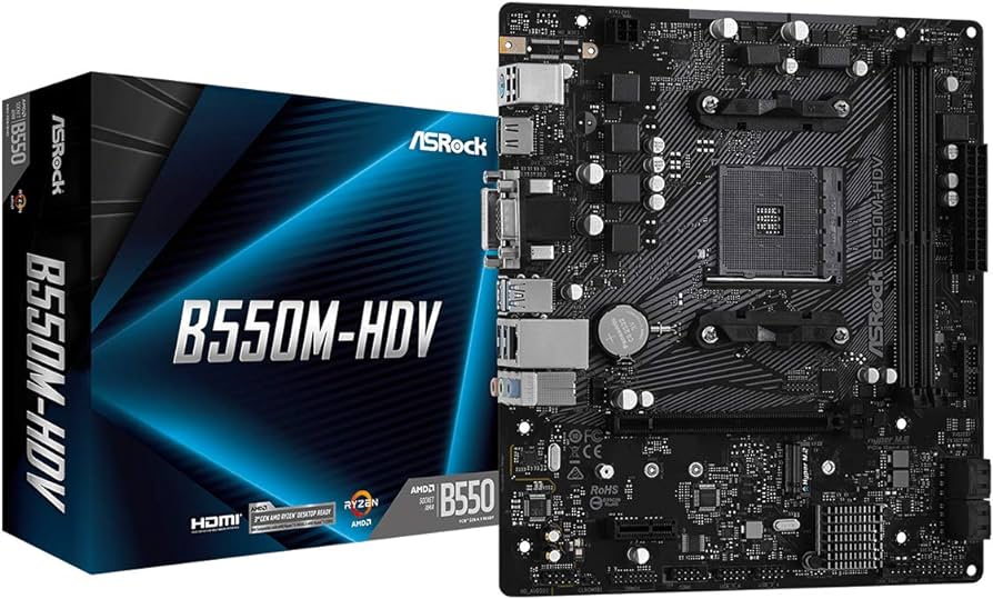 Asrock B550M-Hdv Compatible CPU