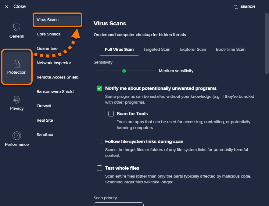 Avast Free Antivirus Scheduled Scan