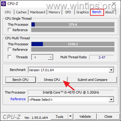 Bench CPU Vs Stress CPU