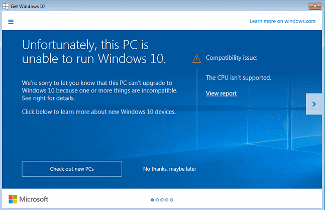 Bios Not Compatible With CPU
