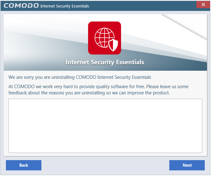 Cannot Uninstall Comodo Firewall