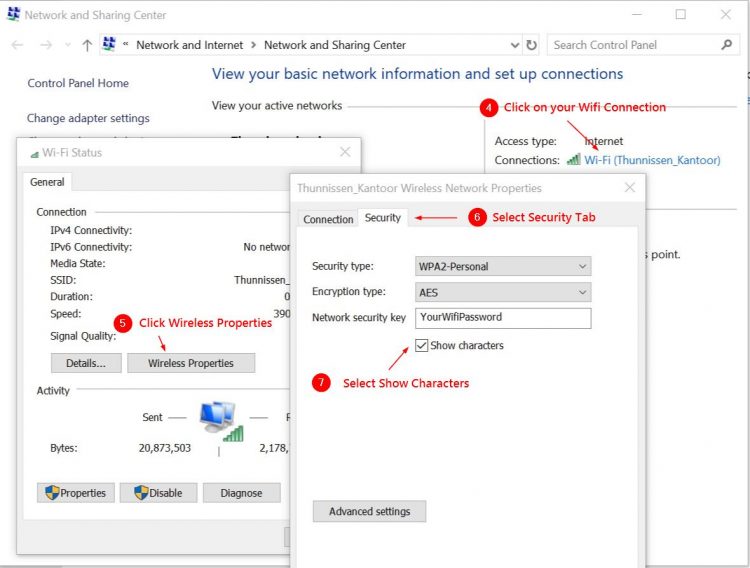 Change Network Security Key To Password