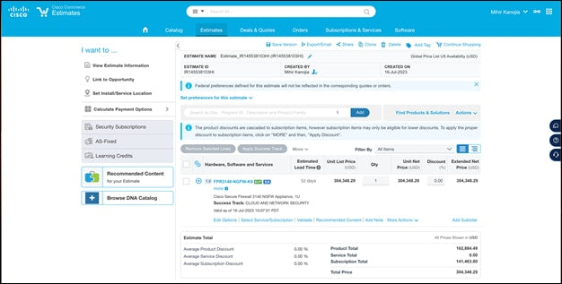 Cisco Network Security Ordering Guide