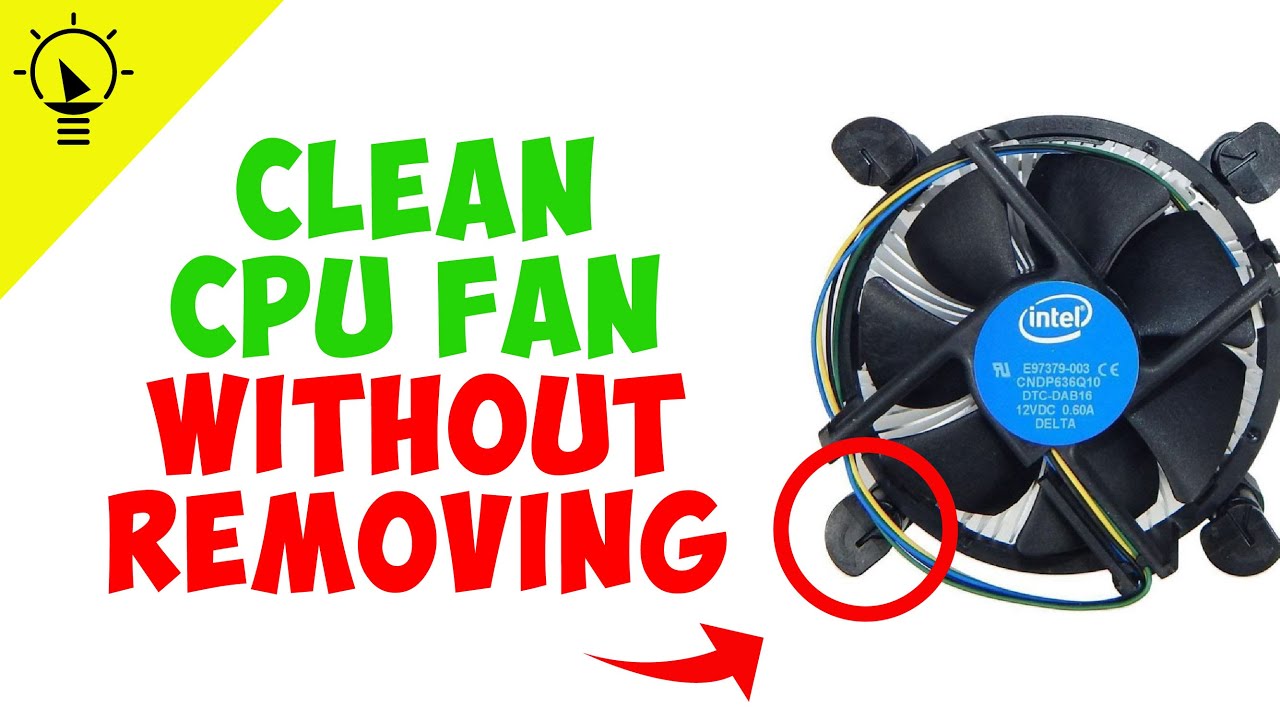 Clean CPU Heatsink Without Removing