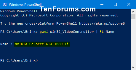 Cmd Command For Graphics Card