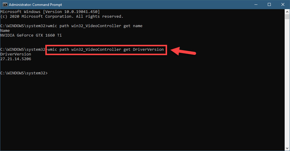 Command To Check Graphics Card