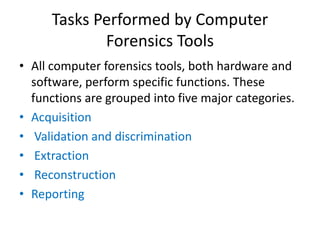 Computer Forensics Software And Hardware Tools