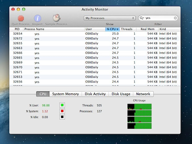 Computer Speed Test CPU Mac