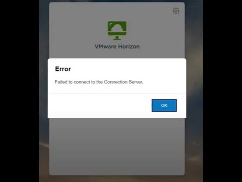 Connection Failed Timeout Was Reached Vmware Horizon Client