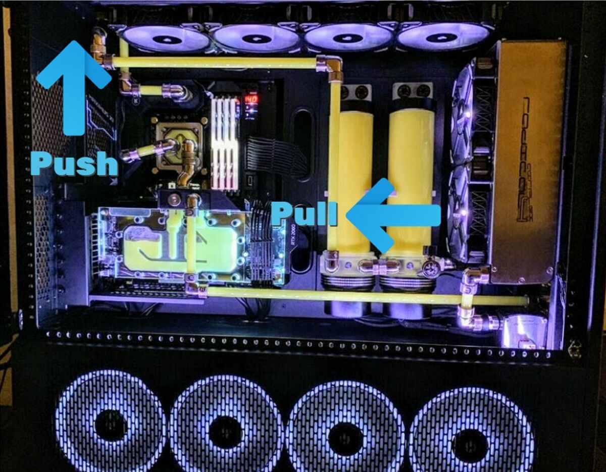 Cpu Fan Push Pull Configuration