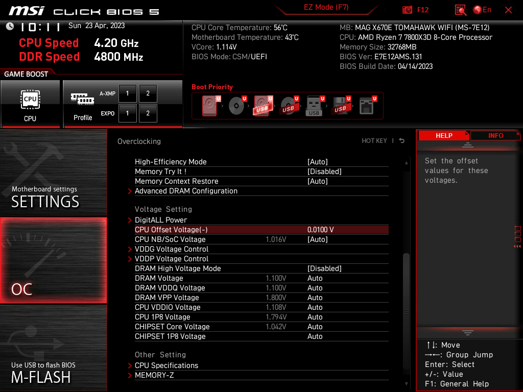 CPU Vdd Soc Current Optimization