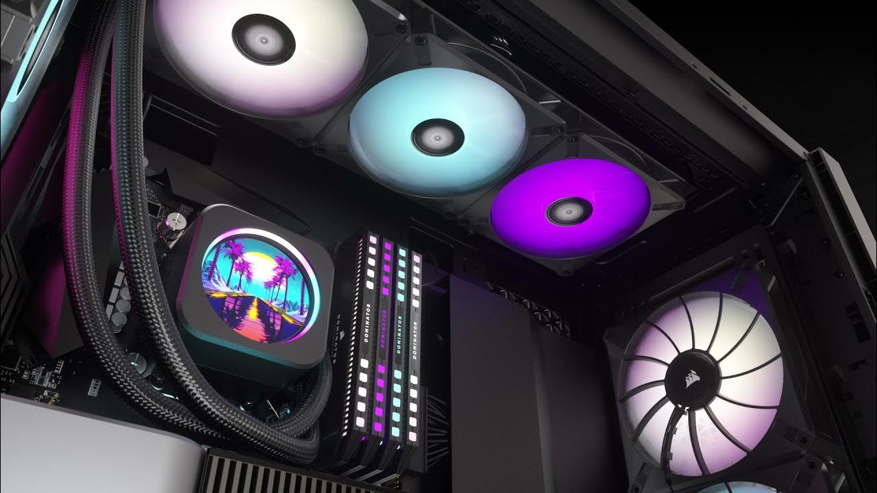 Customizable LCD Display CPU Cooler
