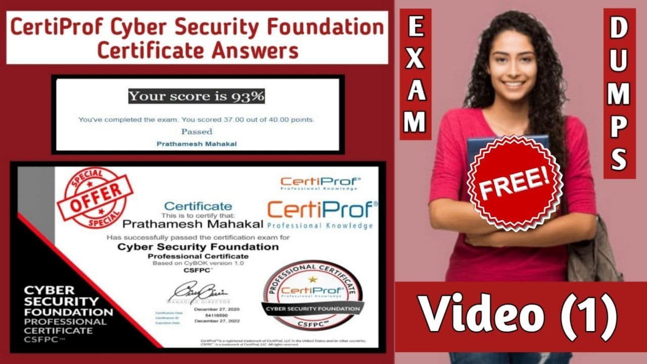 Cybersecurity Foundations Domain Learning Exam Answers