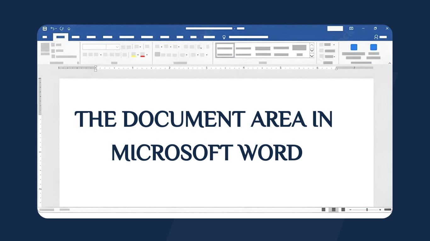Document Area Microsoft Word
