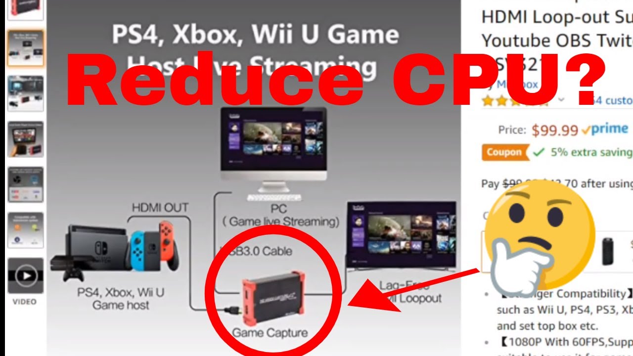 Does A Capture Card Reduce CPU Usage