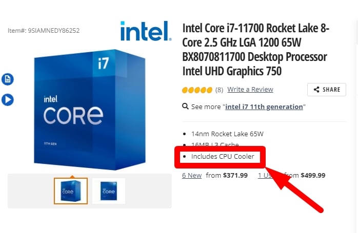 Does CPU Come With Heatsink