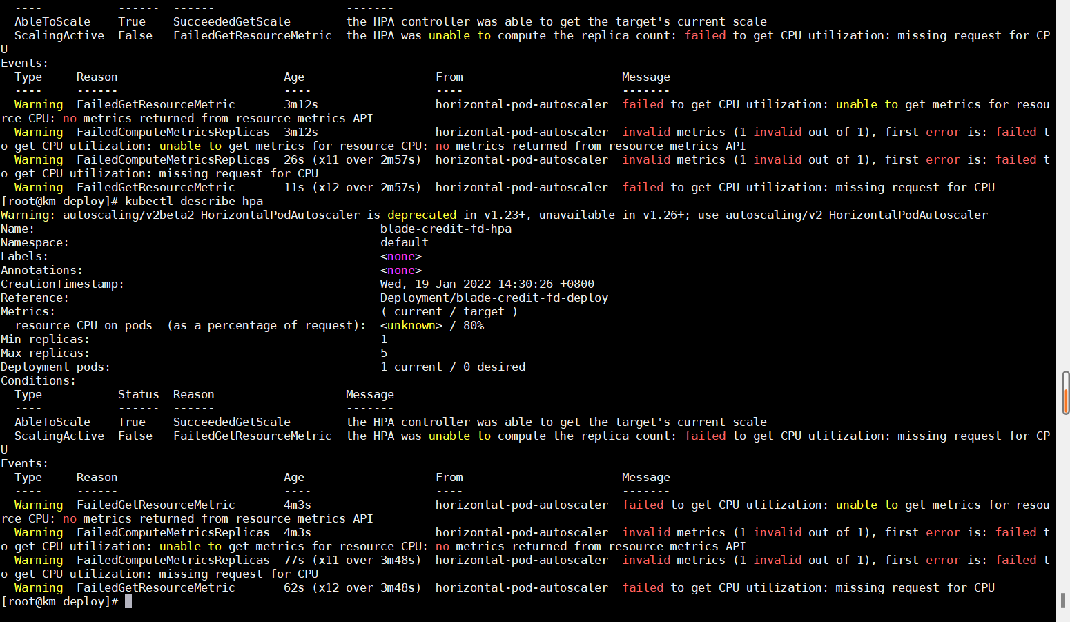 Failed To Get CPU Utilization