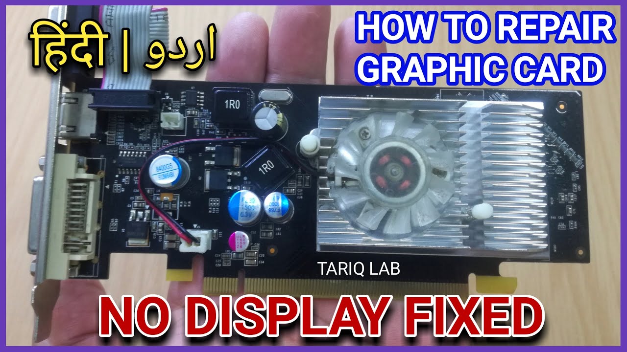 Fix Graphics Card No Display
