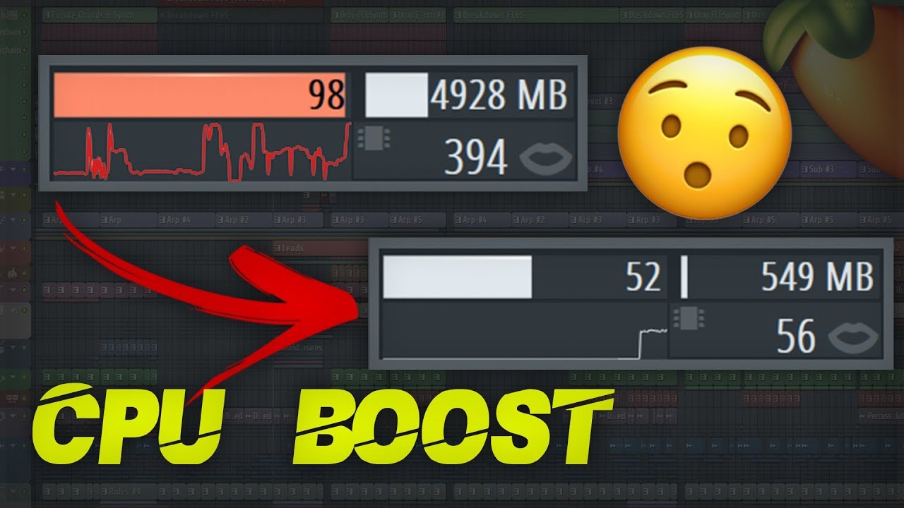 FL Studio 100 CPU Usage
