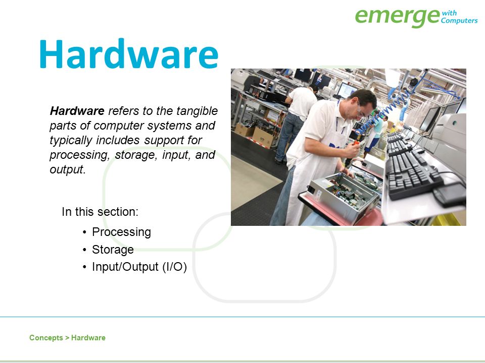 Hardware Refers To The Of A Computer That Can Be