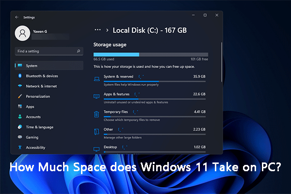 How Big Is Windows 11