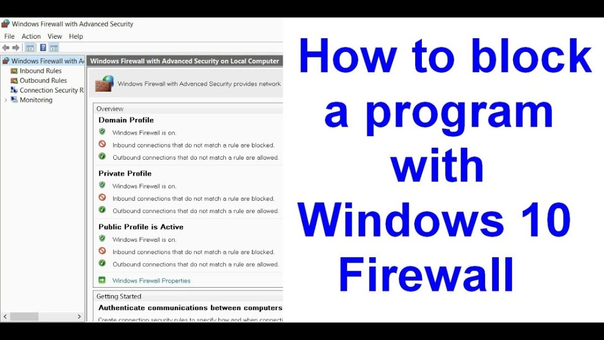 How Block Program In Firewall