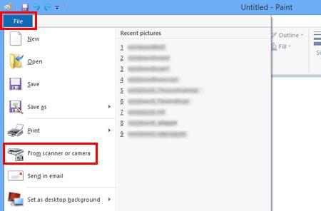 How Do You Scan A Document In Windows 8