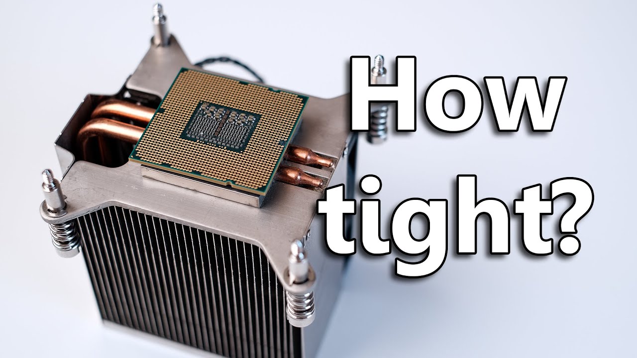How Tight Should A CPU Cooler Be