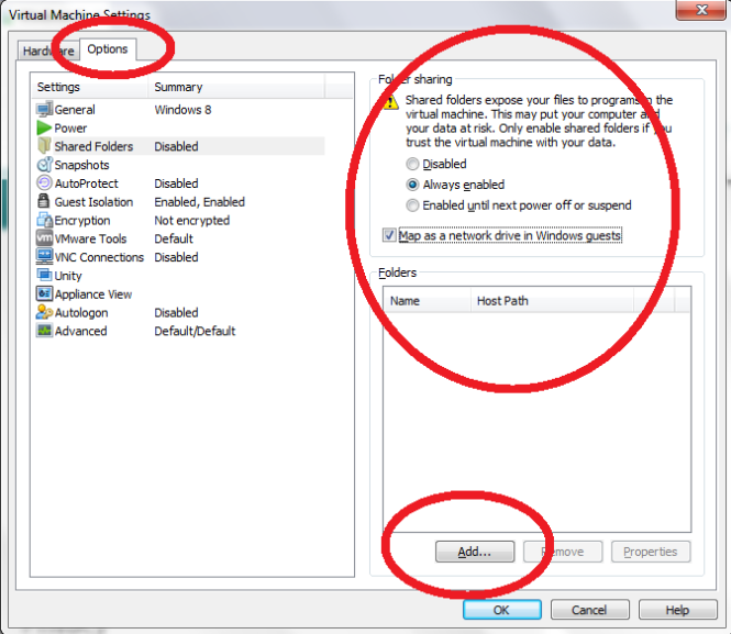 How To Access Local Drive In Vmware Workstation