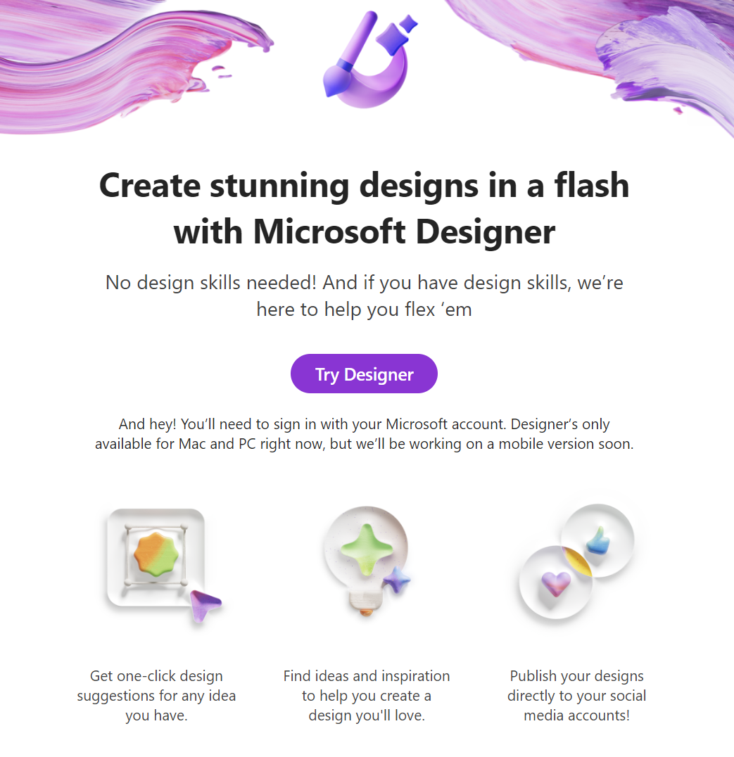 How To Access Microsoft Designer