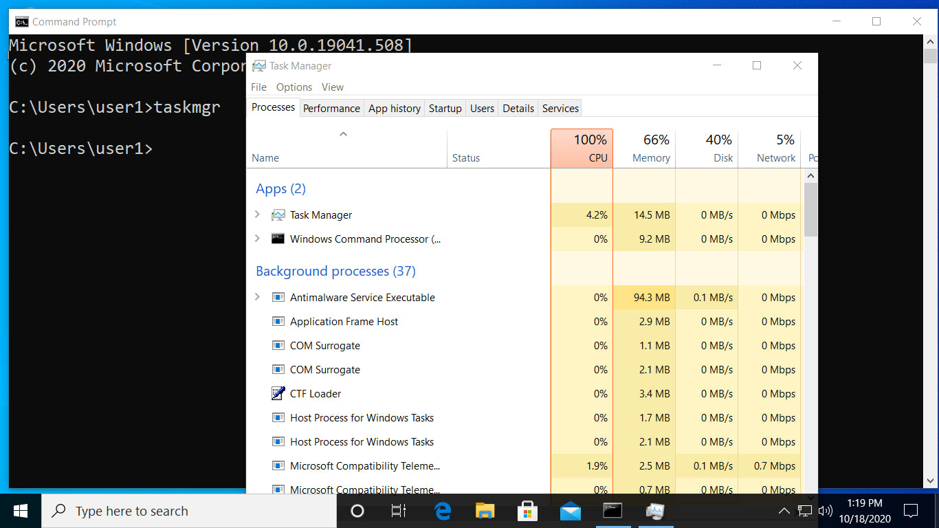 How To Access Task Manager From Command Prompt