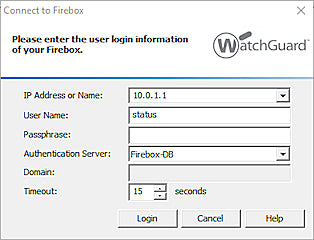 How To Access Watchguard Firewall