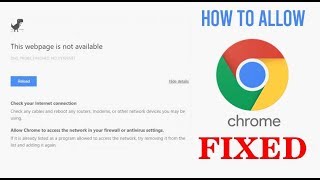How To Allow Chrome To Access Firewall Or Antivirus Settings