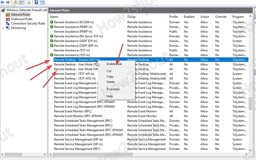How To Allow Remote Desktop Connection Through Firewall