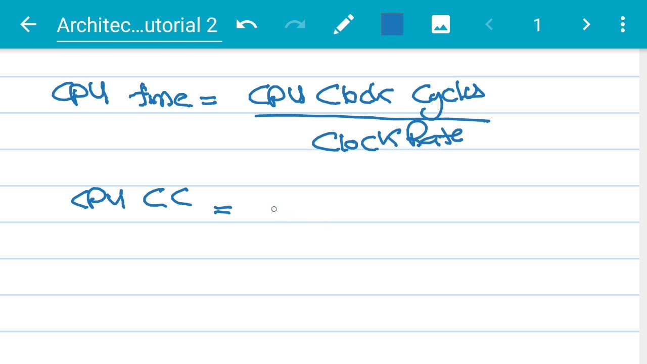 How To Calculate CPU Time