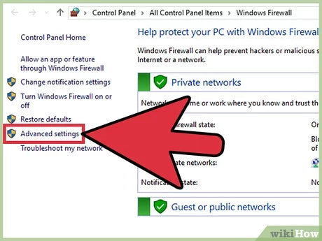 How To Change Firewall Settings