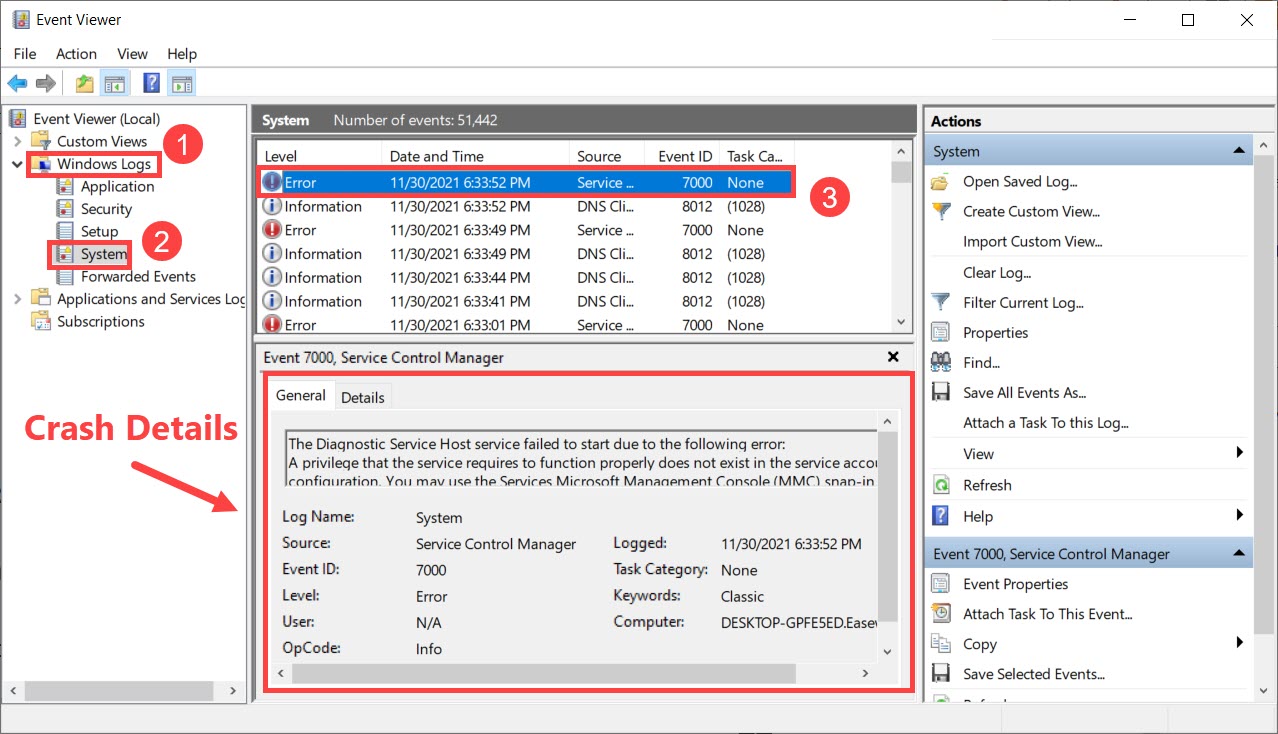 How To Check Crash Logs Windows 11