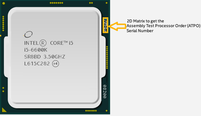 How To Check Intel CPU Serial Number