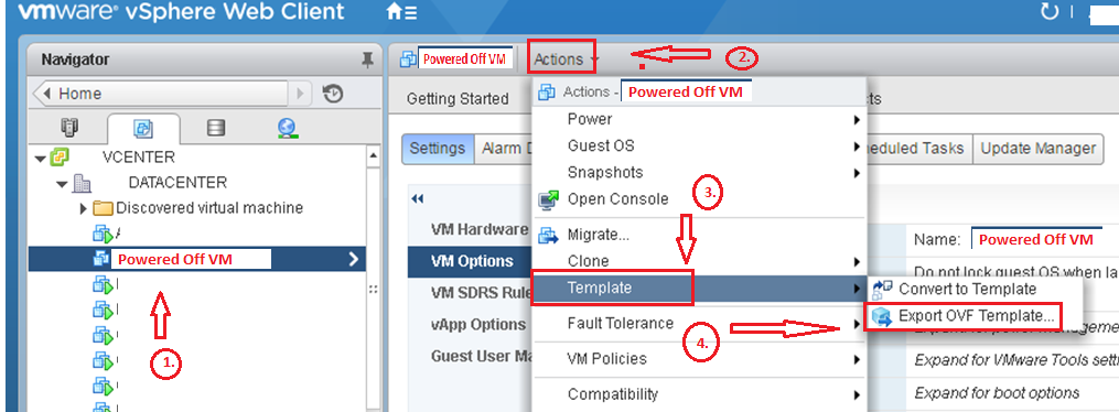How To Create Ovf Template In Vmware Esxi 7.0