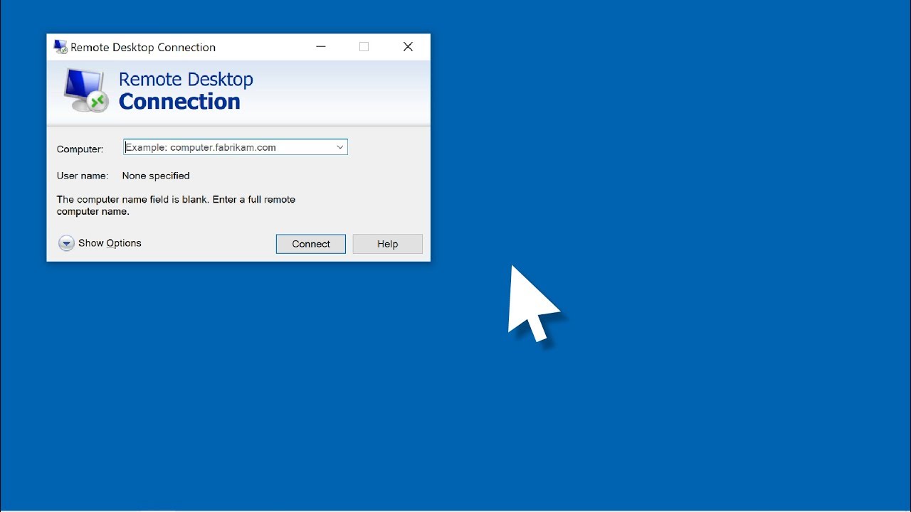 How To Create Remote Desktop Connection Windows 10
