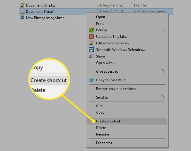 How To Create Shortcut On Desktop Windows 10