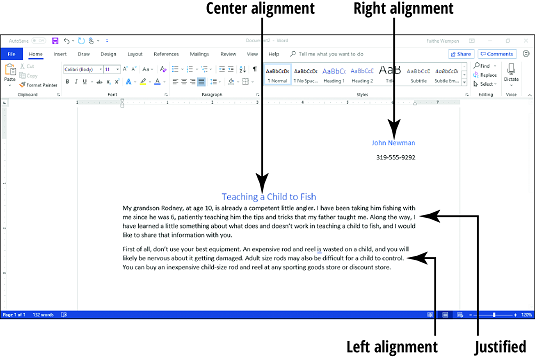 How To Do Line Alignment In Microsoft Word