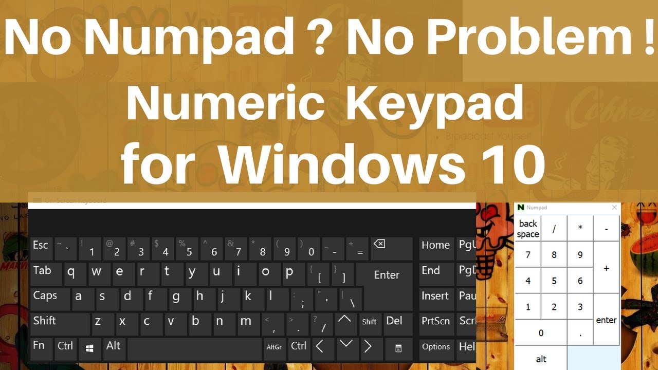 How To Enable Number Pad On Keyboard Windows 10