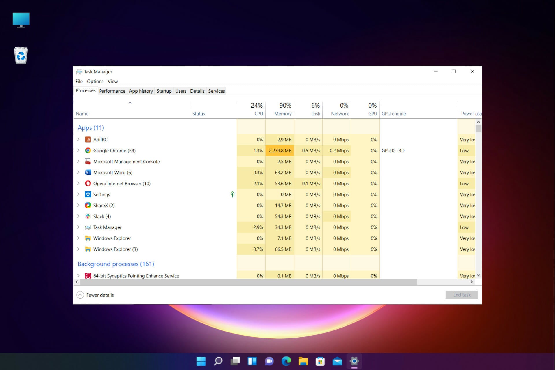 How To End All Background Tasks In Task Manager