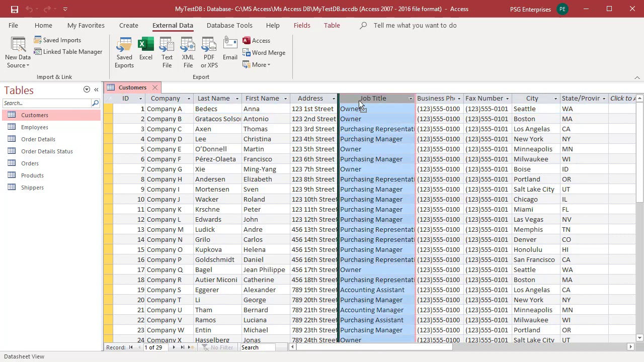 How To Export Data From Microsoft Access To Excel