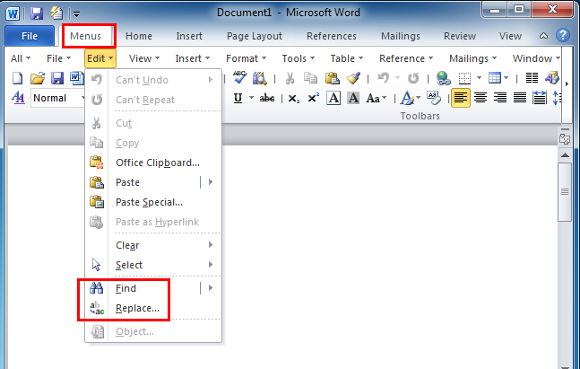 How To Find On Microsoft Word