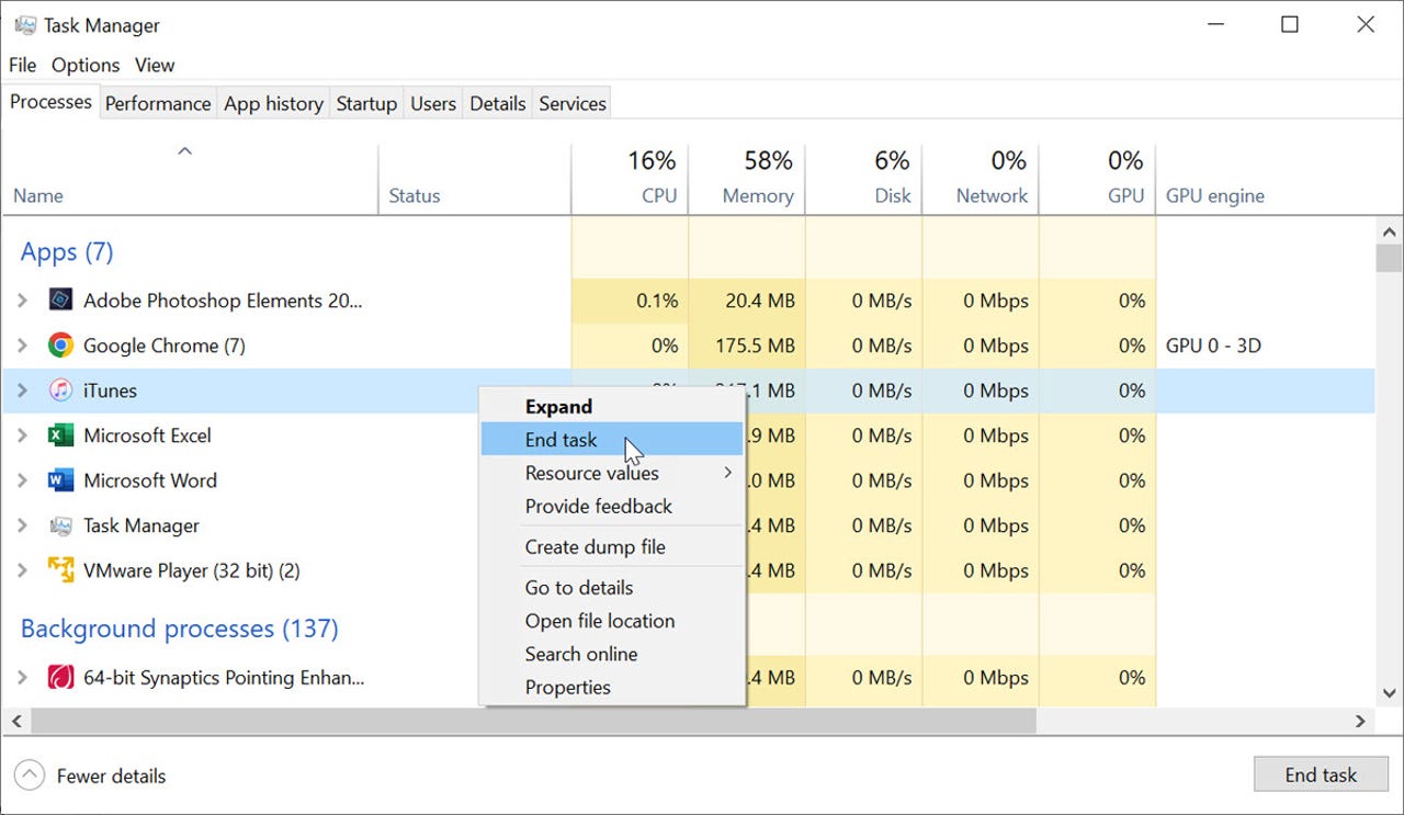 How To Force Close A Program With Task Manager