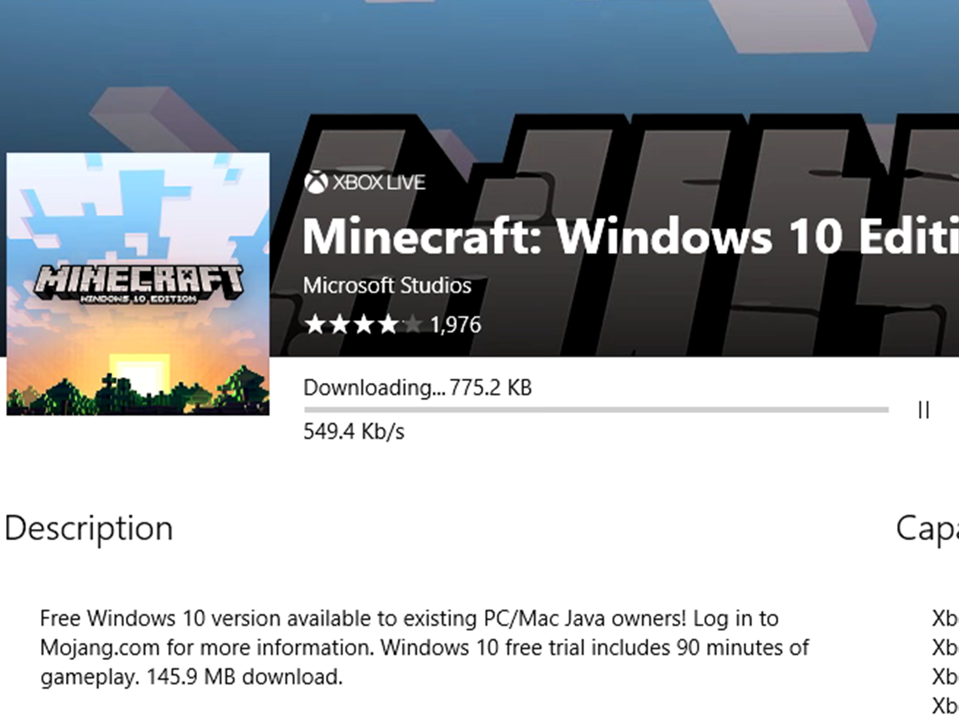 How To Get Minecraft For Free On Windows 10