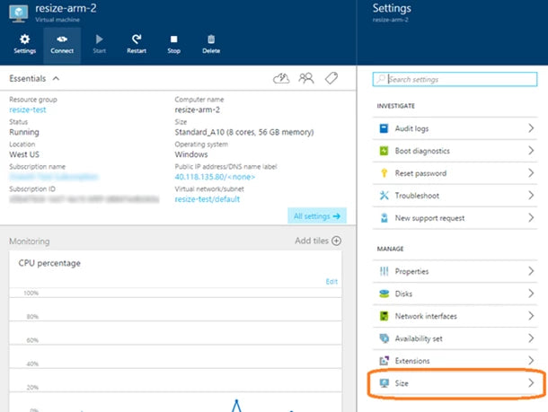 How To Increase CPU And Memory In Azure Vm