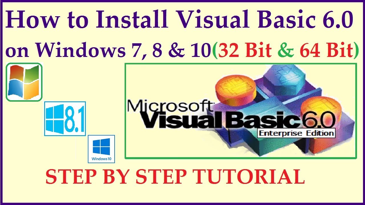 How To Install Visual Basic 6.0